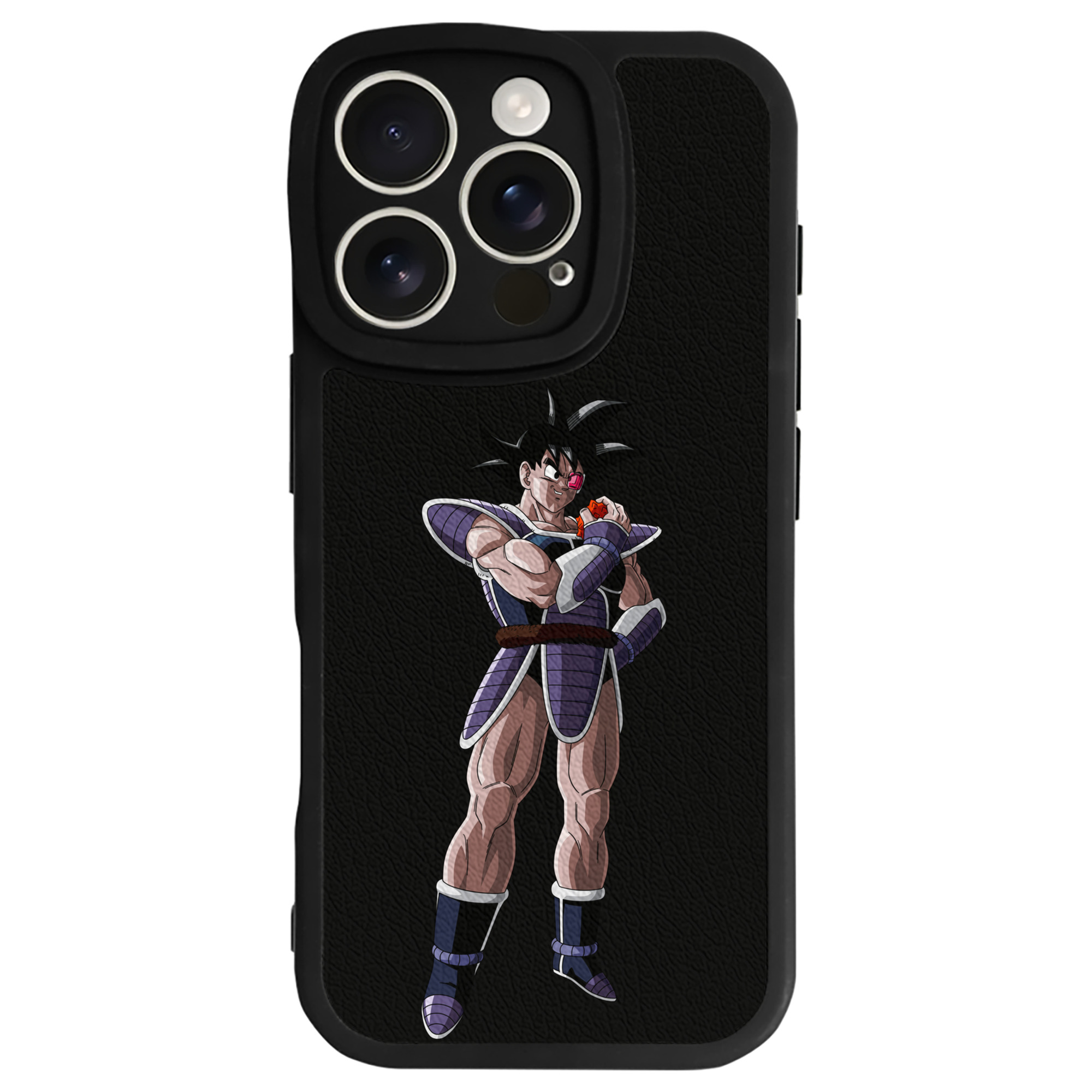 （画像用） ドラゴンボール 孫悟空（そん ごくう）Son Goku カカロット DRAGON BALL Kakarotto 【iPhone 16シリーズ対応】シリコンスマホケース（レザー調） 材質：シリコン